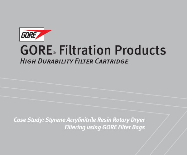 Case Study Styrene Acrylinitrile Resin Rotary Dryer Filtering using GORE Filter Bags
