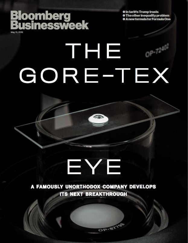 Cover of the Bloomberg Businessweek Featuring The GORE-TEX Eye Story