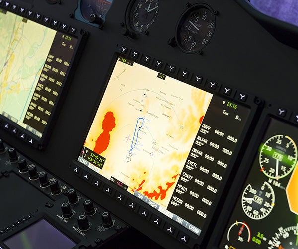 Military helicopter cockpit video display using Gore’s HDMI cables