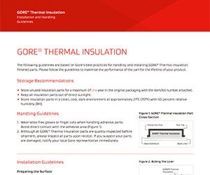 Thermal Insulation - Installation and Handling Guide