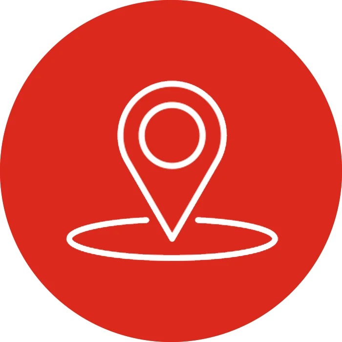 Pin location icon indicating Gore’s experience and reliability in supply security.