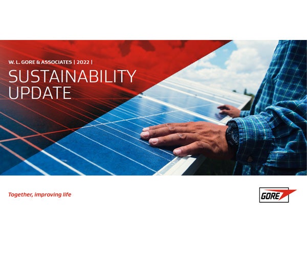 Cover of the 2022 Enterprise sustainability update.